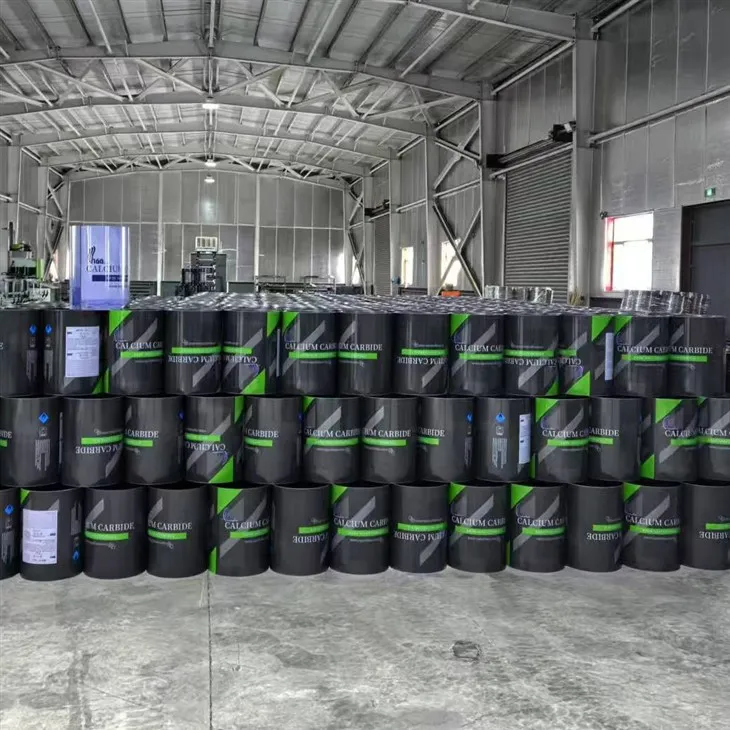 Annual sales of various particle sizes of calcium carbide